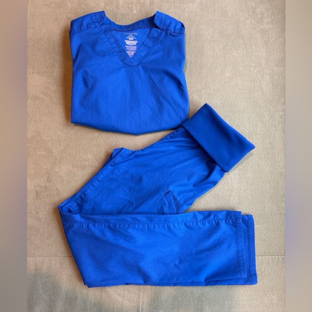Jaanuu Royal Blue Scrub bottoms ONLY XS
